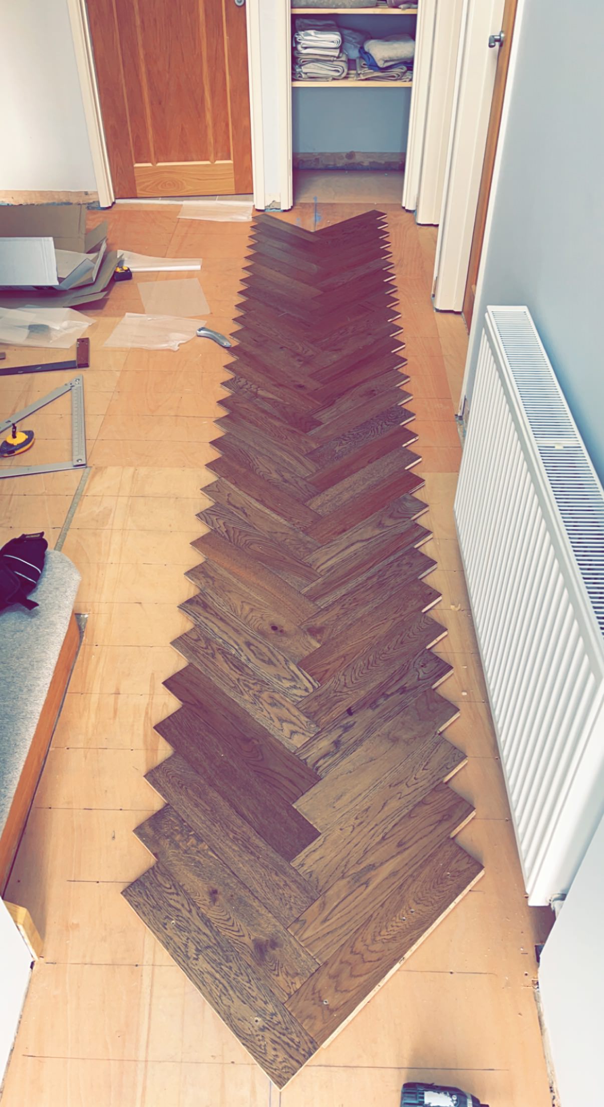 Gluing Down flooring in Frome